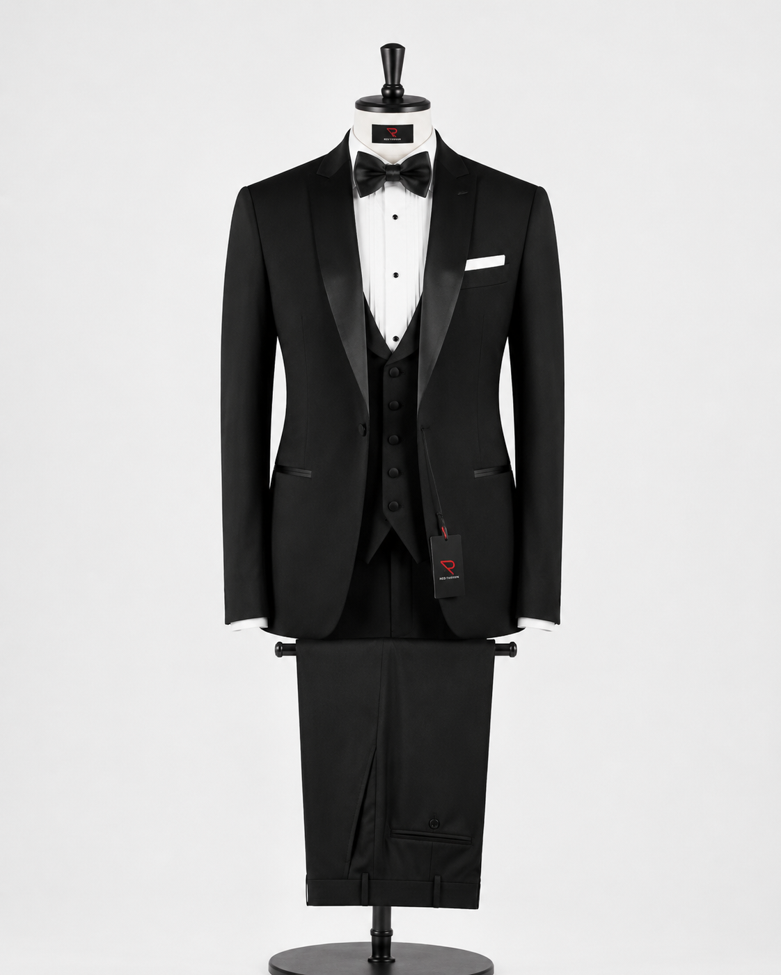 Red Fashion premium white men suit
